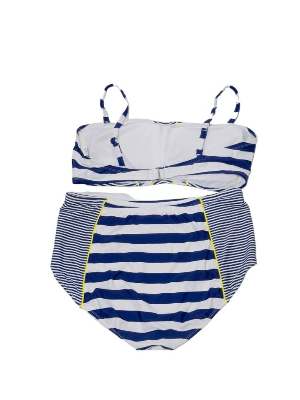 VM Women's Swimsuit Blue White Stripe 2 piece Plus Size 3X - Picture 5 of 9